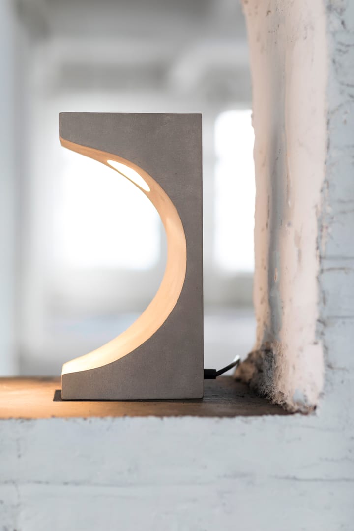 Lámpara de mesa Tangent Concrete 33 cm, Grey Serax