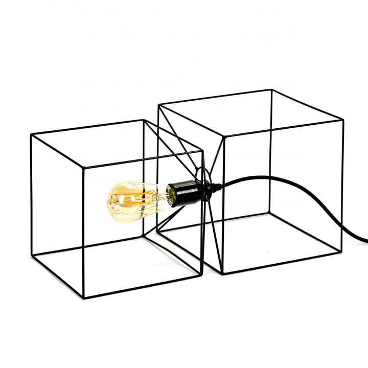 Lámpara de mesa Trompe l'oeil, negro Serax