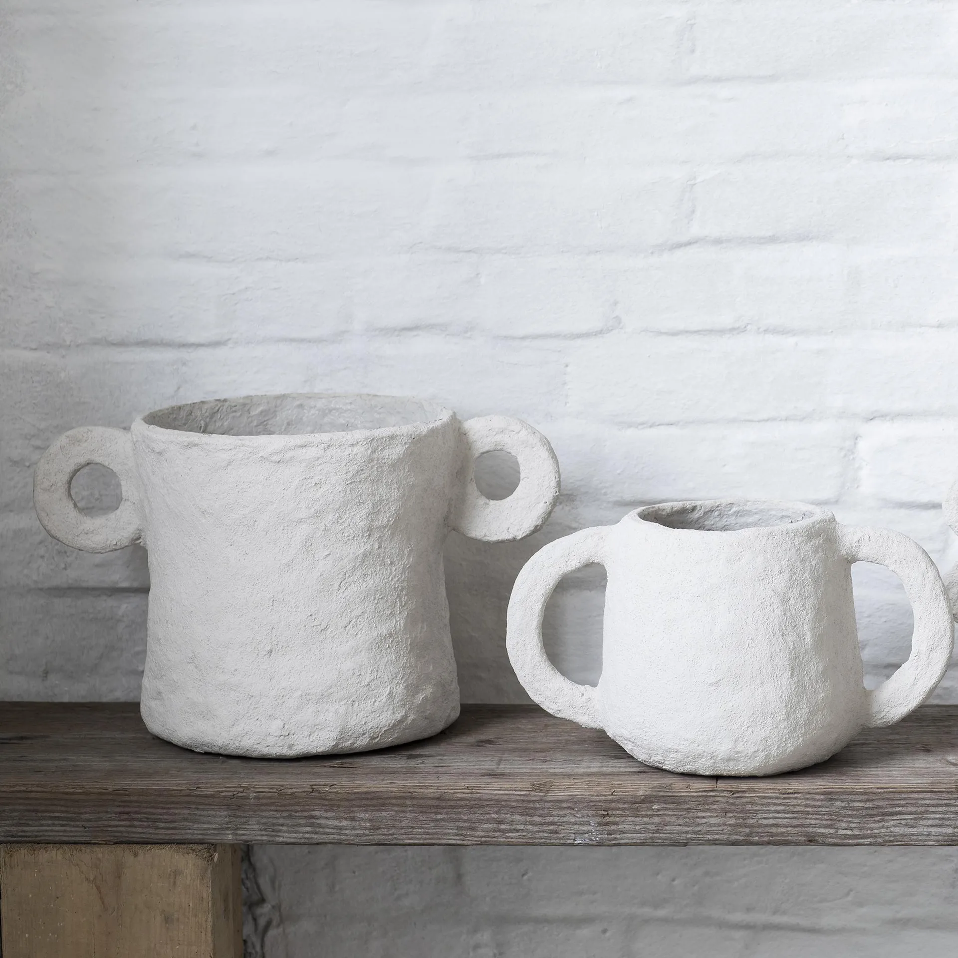 Maceta Earth Ø 14 cm, Beige Serax