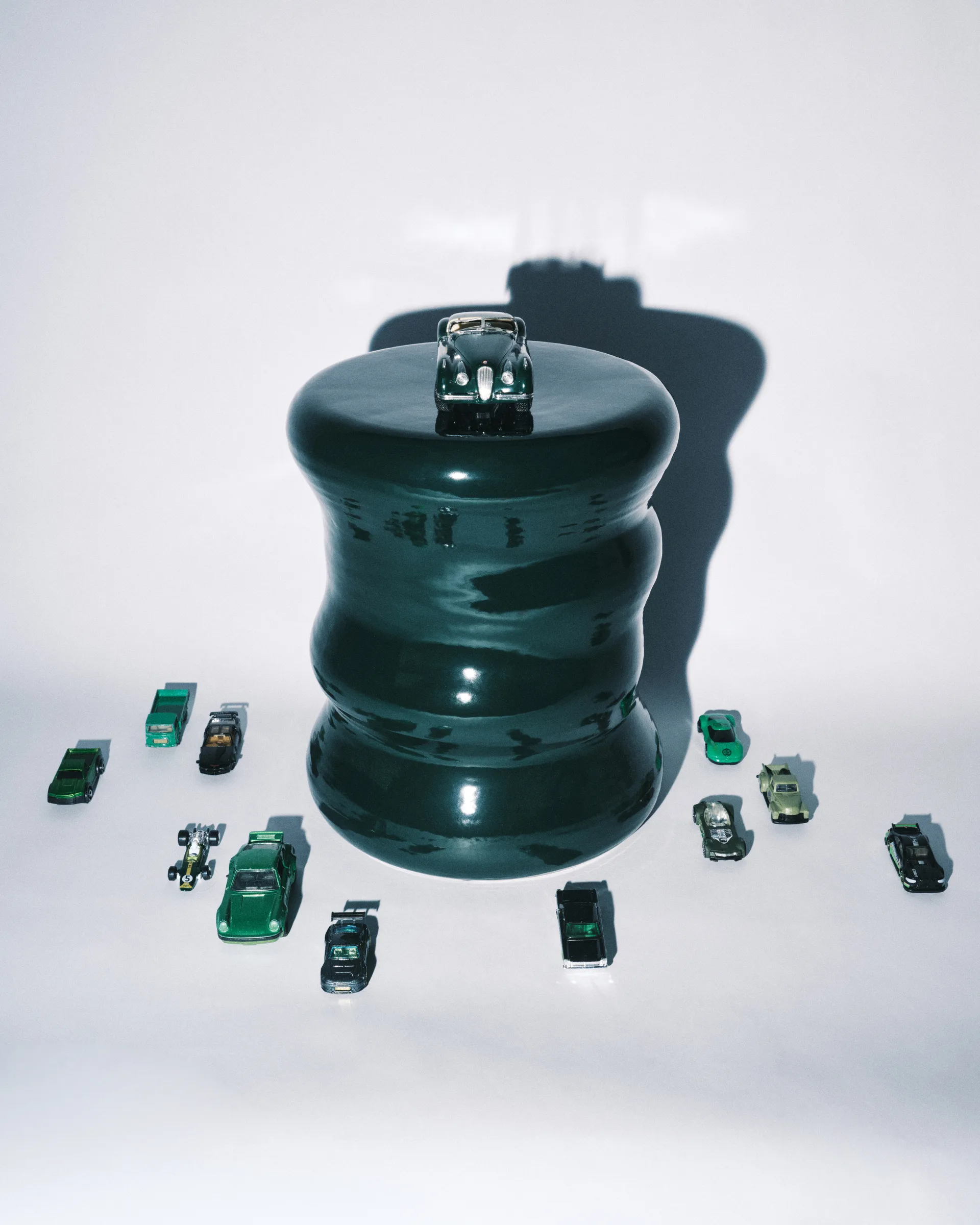 Mesa auxiliar Pawn Ø29x34 cm, Green Serax