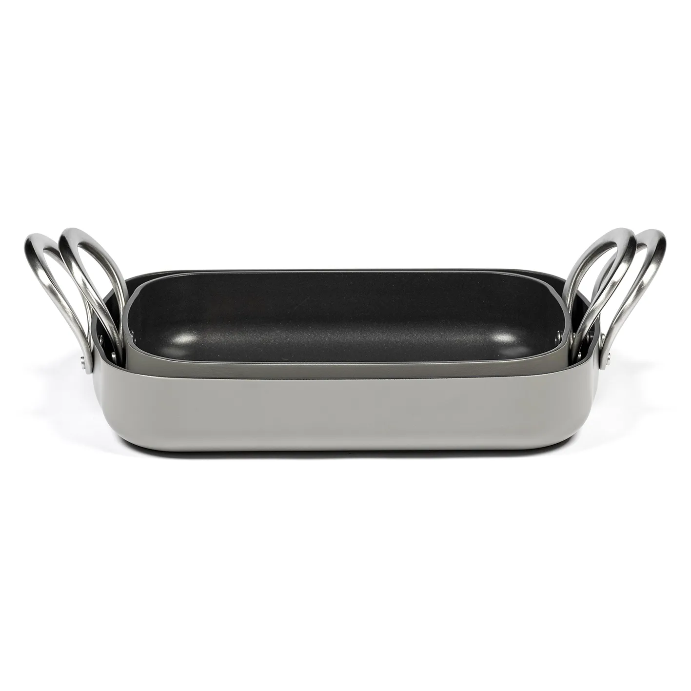Molde de horno Pure 23x34 cm, Stone grey Serax