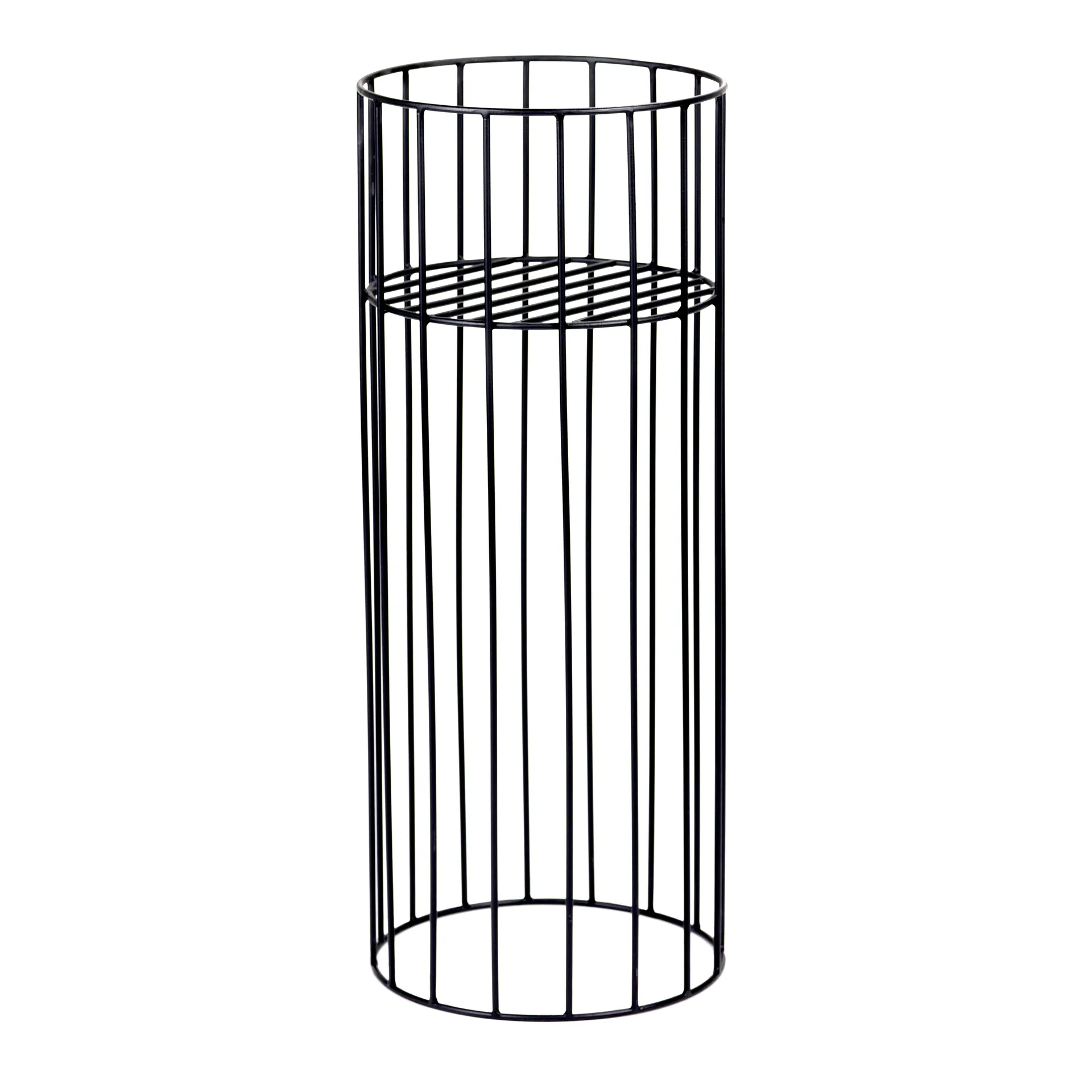 Pedestal Vasaro h75 cm Ø30 cm, negro Serax