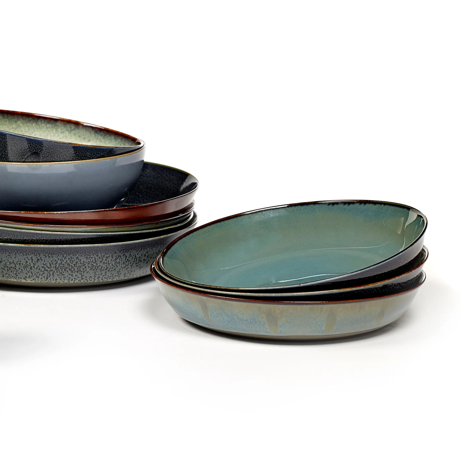 Platillo Terres de Rêves 17,5 cm, Smokey blue-dark blue Serax