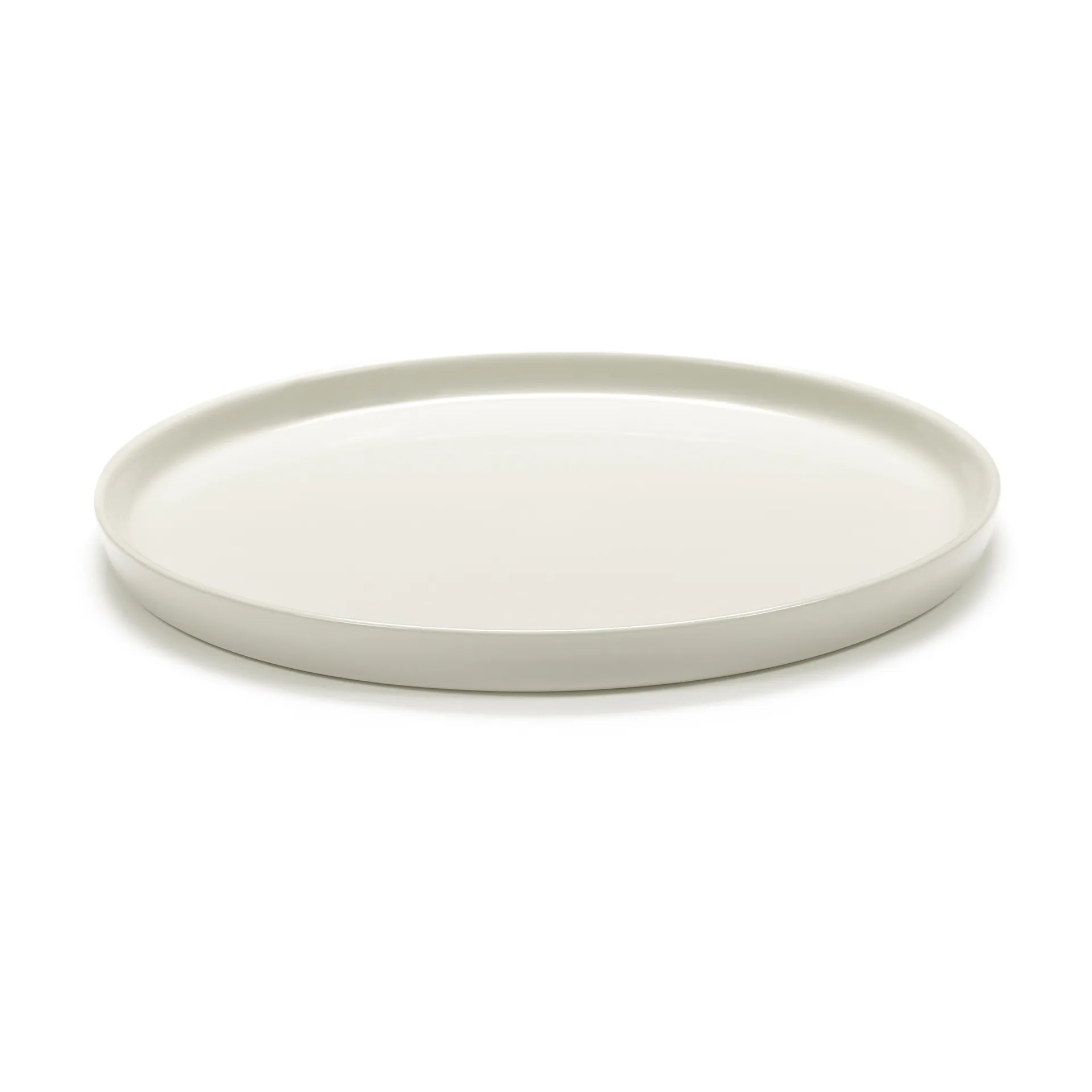 Plato Cena con borde L Ø26 cm, Ivory Serax