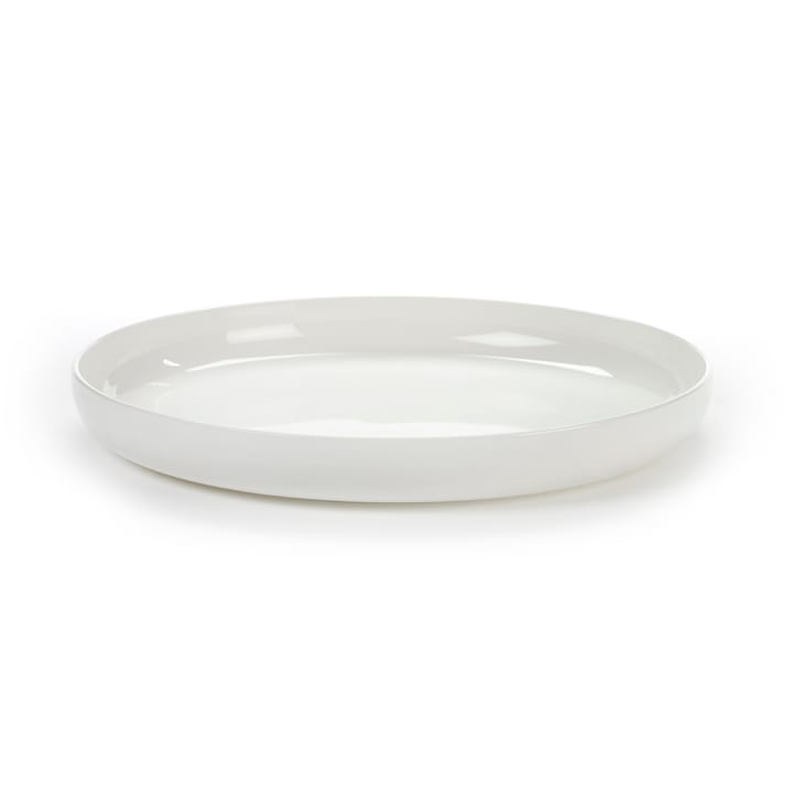 Plato con canto alto Base blanco - 24 cm - Serax