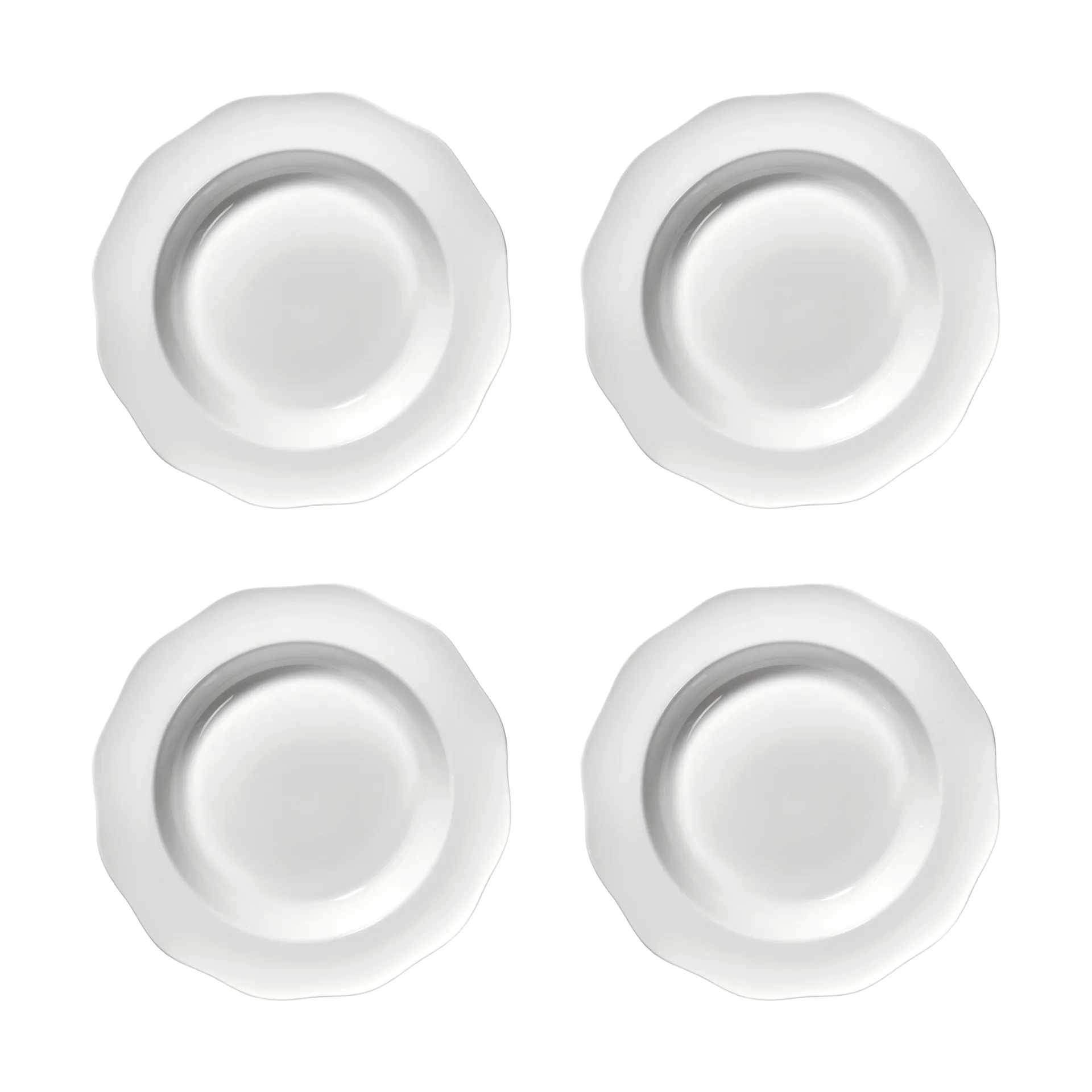 Plato de pasta Silhouette Ø22 cm set de 4, White Serax
