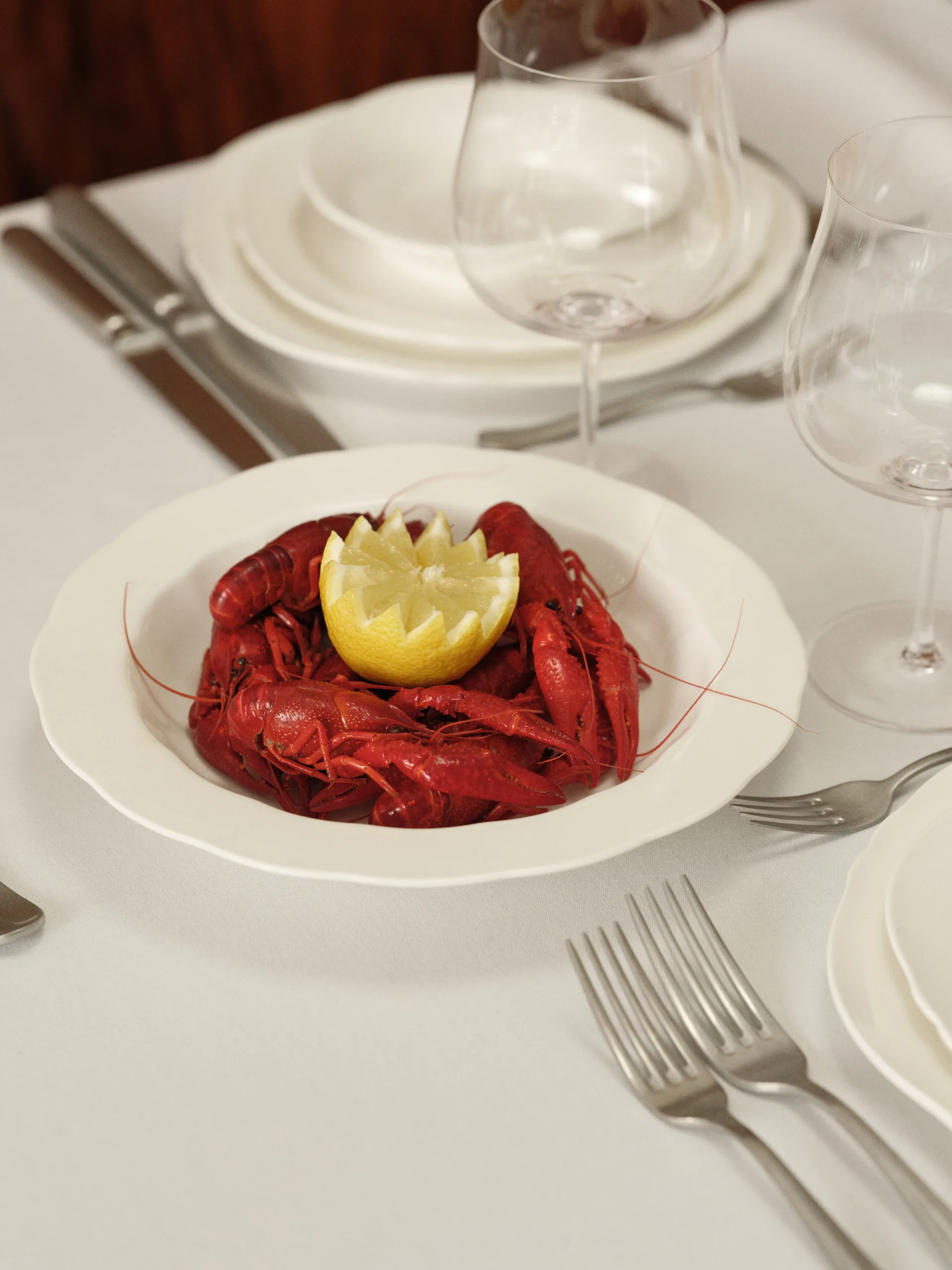 Plato de pasta Silhouette Ø22 cm set de 4, White Serax