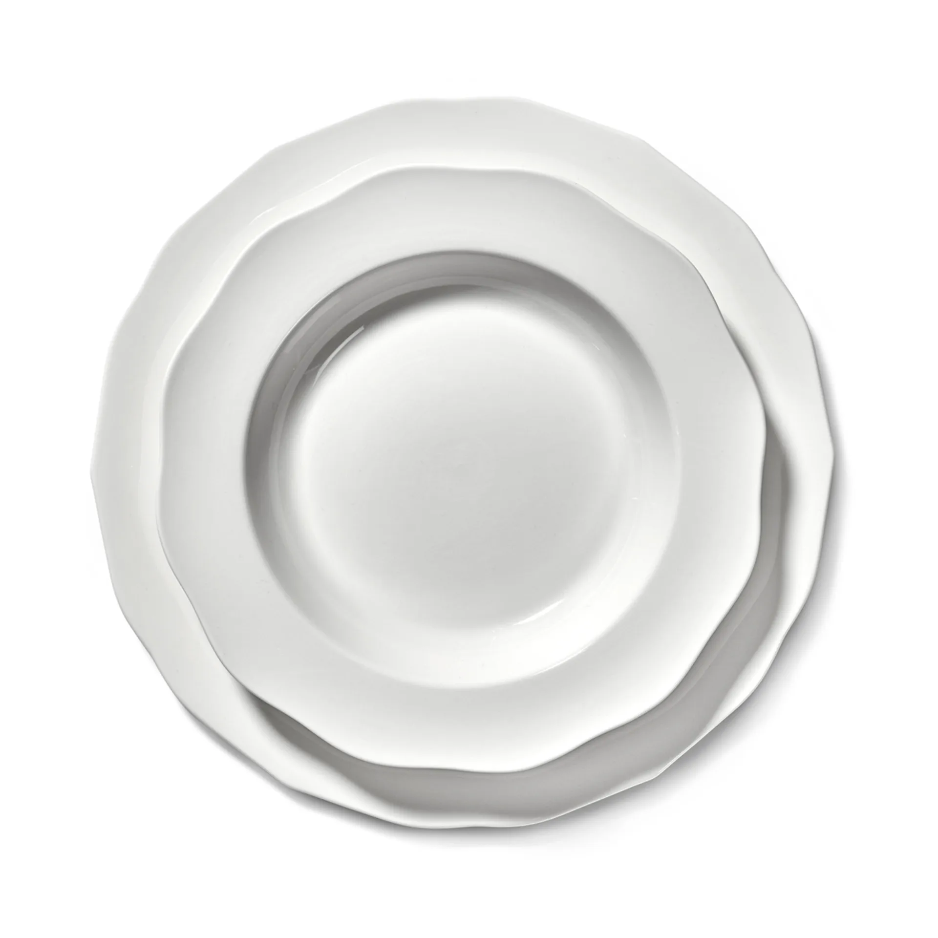 Plato de pasta Silhouette Ø22 cm set de 4, White Serax