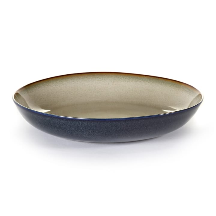 Plato de pasta Terres de Rêves 23,5 cm - Misty grey-dark blue - Serax