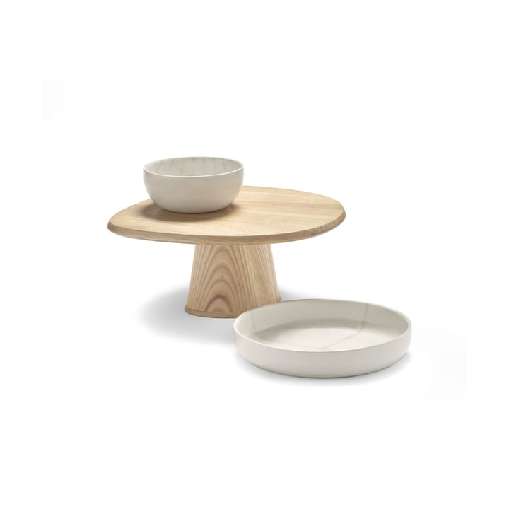 Plato de tarta Dune 03 23,5x29 cm, Ash Serax