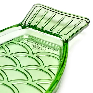 Plato Fish & Fish 10x23 cm - Green - Serax
