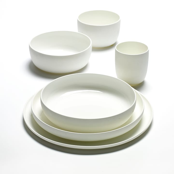 Plato hondo Base blanco, 20 cm Serax