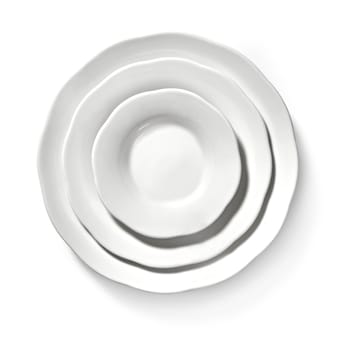 Plato hondo plato de acompañamiento Silhouette L Ø18,5 cm - White - Serax