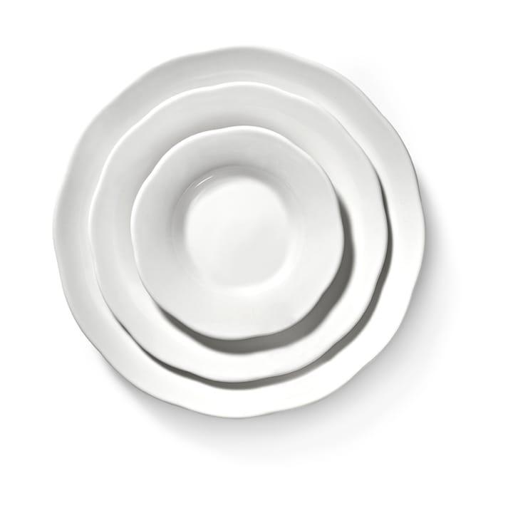 Plato hondo plato de acompañamiento Silhouette L Ø18,5 cm, White Serax