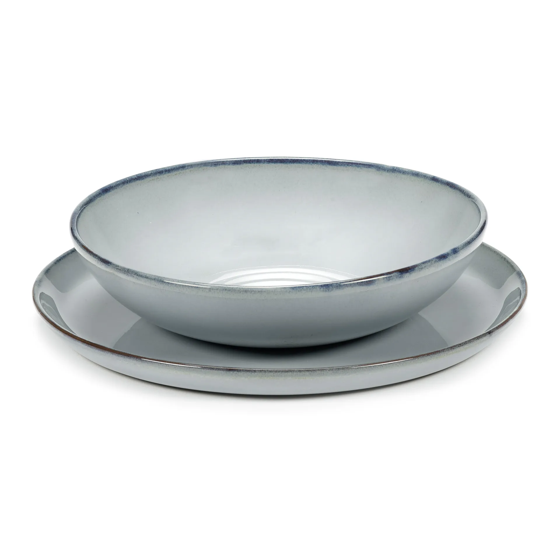 Plato hondo Pure Blue Glazed Ø19,5 cm, azul Serax