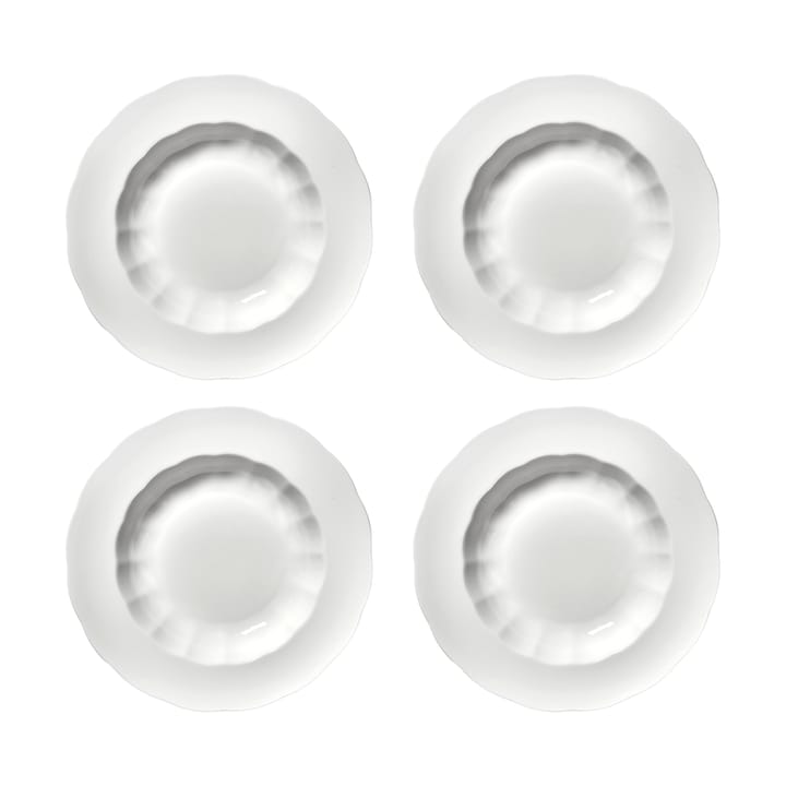 Plato hondo Silhouette L Ø27 cm set de 4 - White - Serax