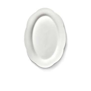 Plato hondo  Silhouette oval L 21x30 cm - White - Serax