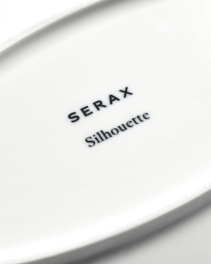 Plato hondo  Silhouette oval L 21x30 cm, White Serax
