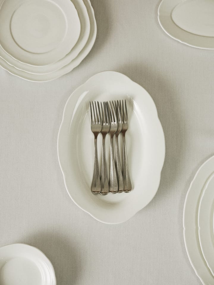 Plato hondo  Silhouette oval L 21x30 cm, White Serax