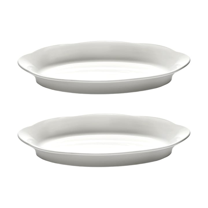 Plato hondo Silhouette oval M 15x24,5 cm set de 2 - White - Serax
