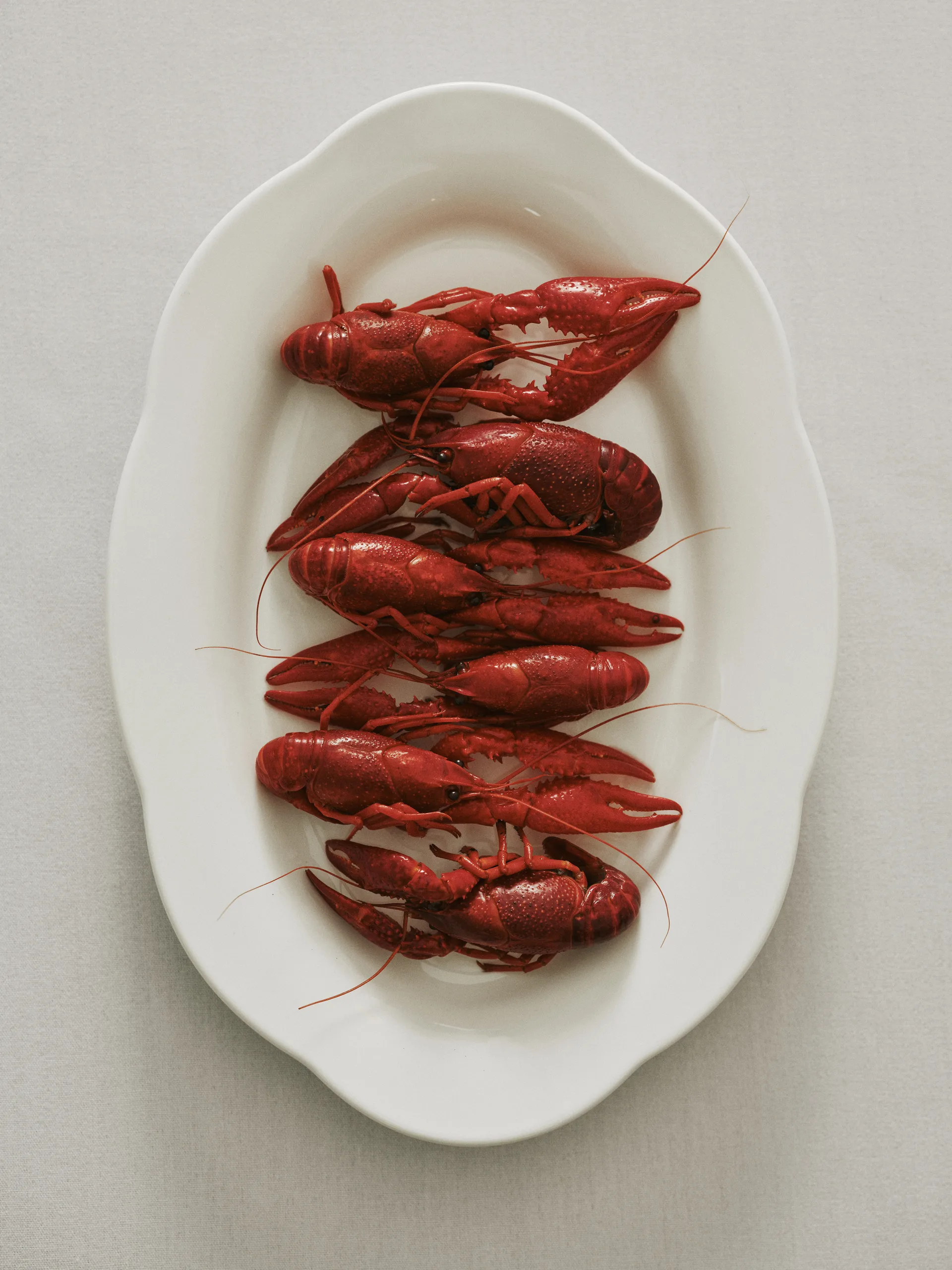 Plato hondo Silhouette oval M 15x24,5 cm set de 2, White Serax