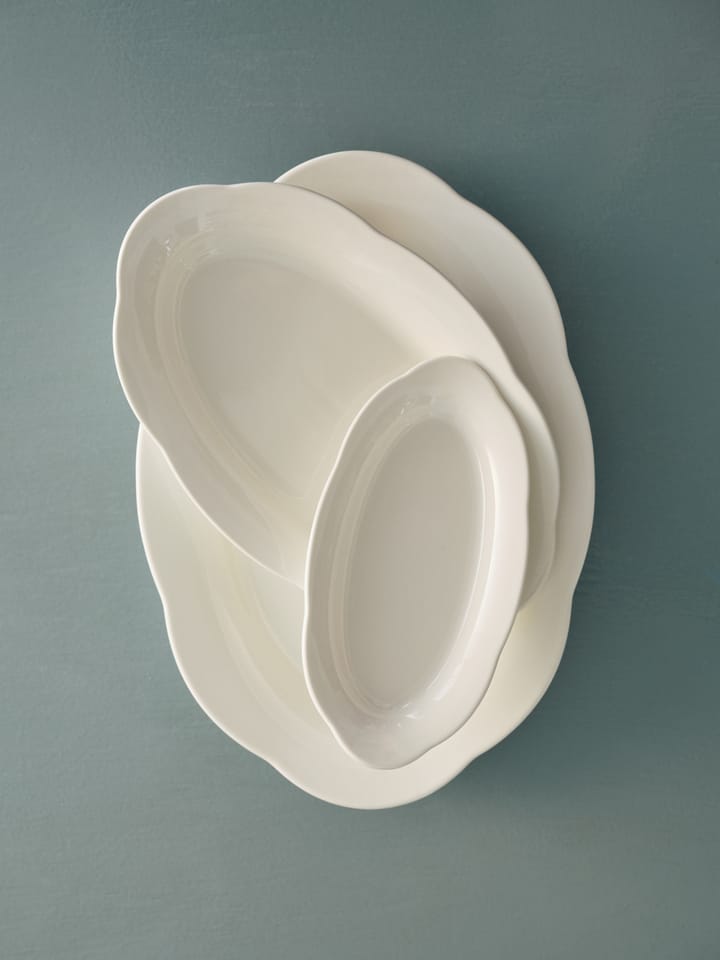 Plato hondo Silhouette oval M 15x24,5 cm, White Serax