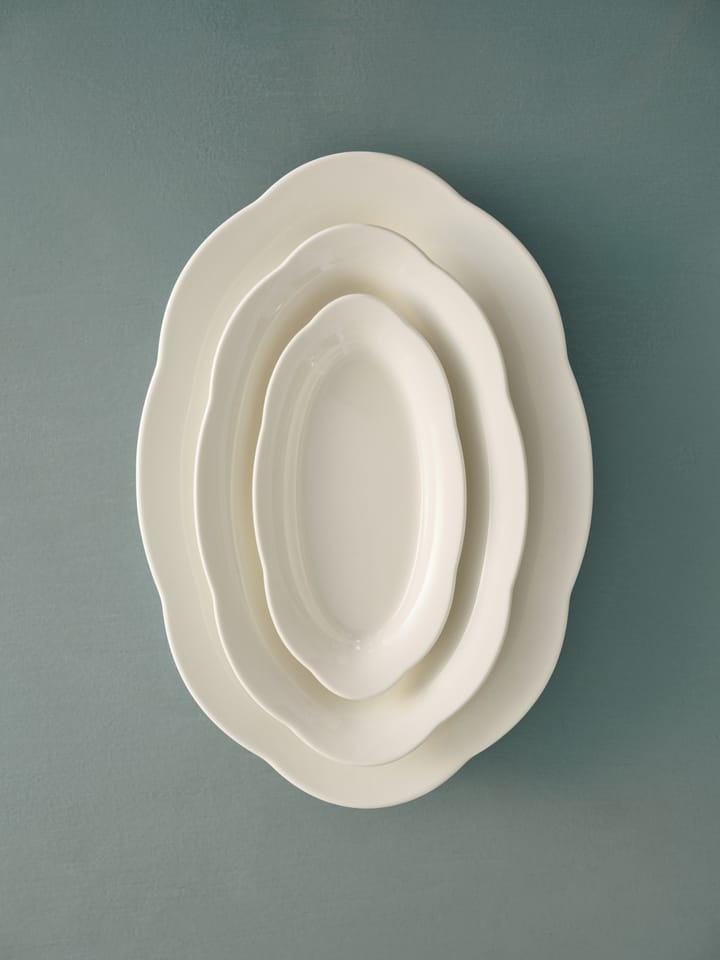 Plato hondo Silhouette oval M 15x24,5 cm, White Serax