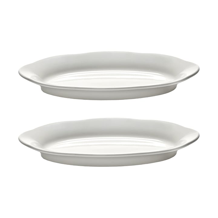 Plato hondo Silhouette oval S 10x18,5 cm set de 2 - White - Serax