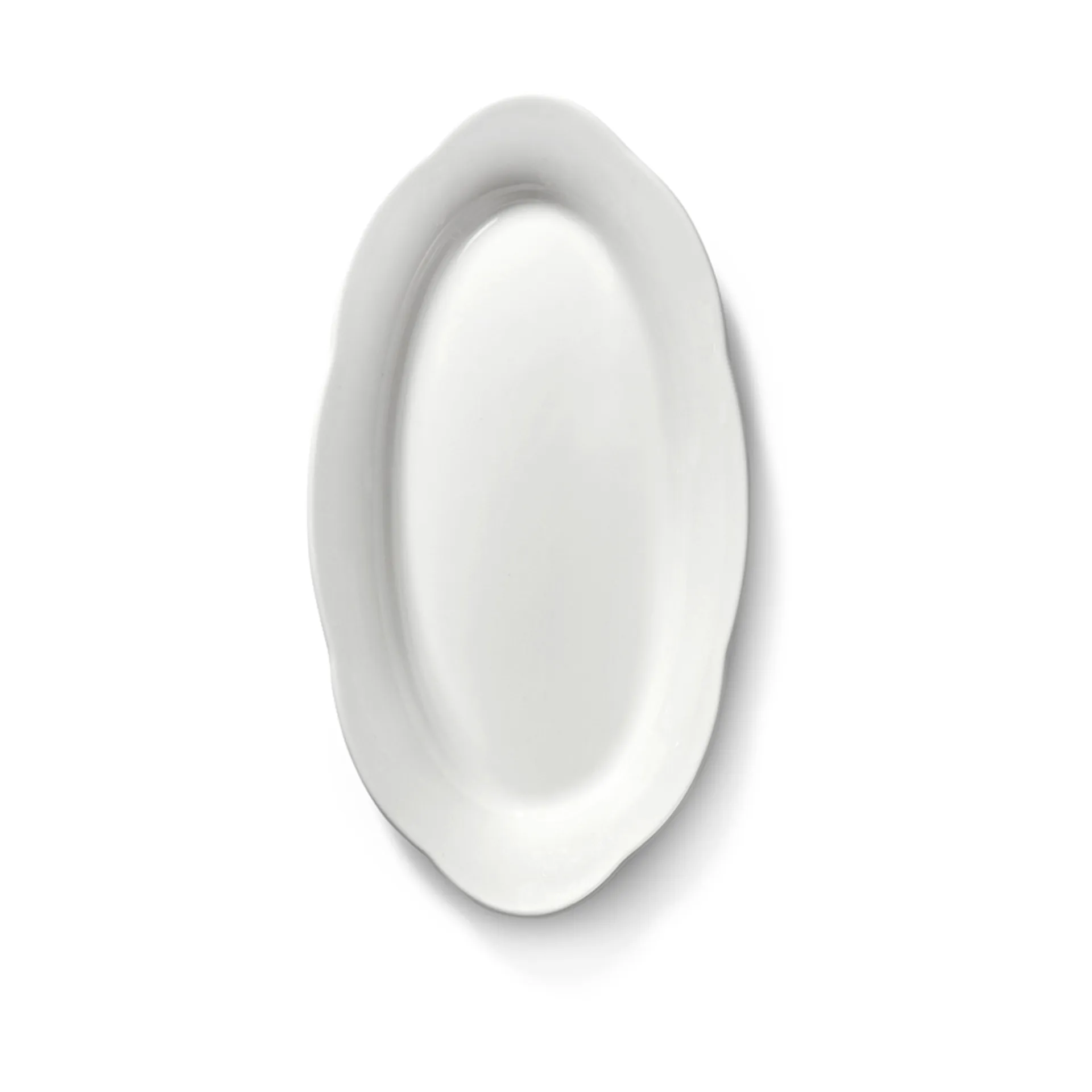Plato hondo Silhouette oval S 10x18,5 cm set de 2, White Serax