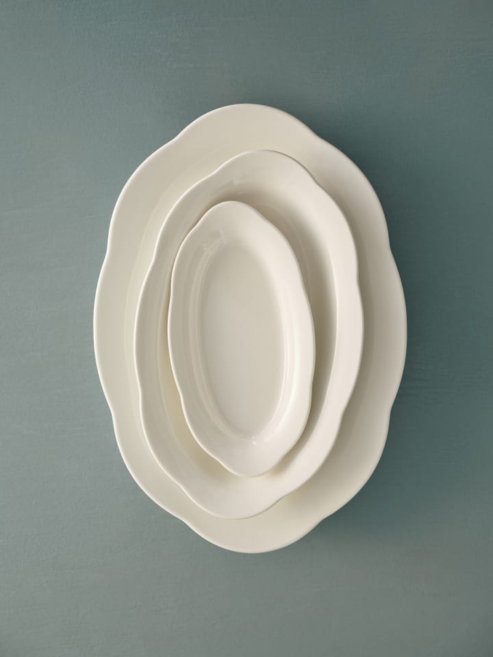 Plato hondo Silhouette oval S 10x18,5 cm, White Serax