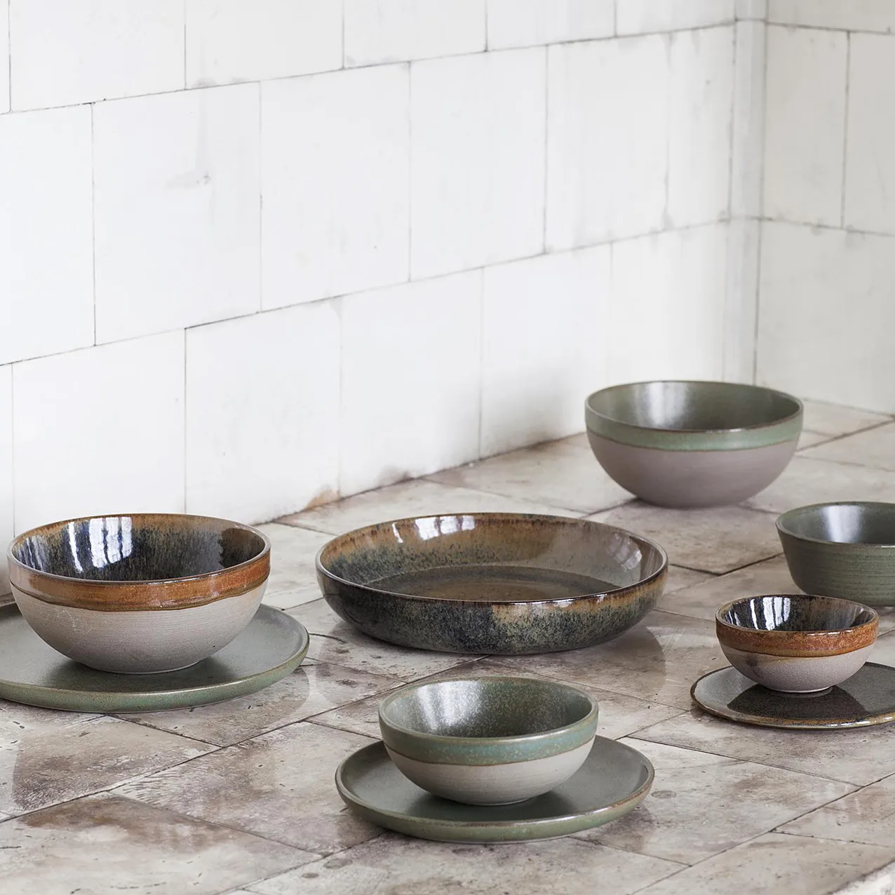 Plato hondo Surface 19 cm, Indi grey Serax