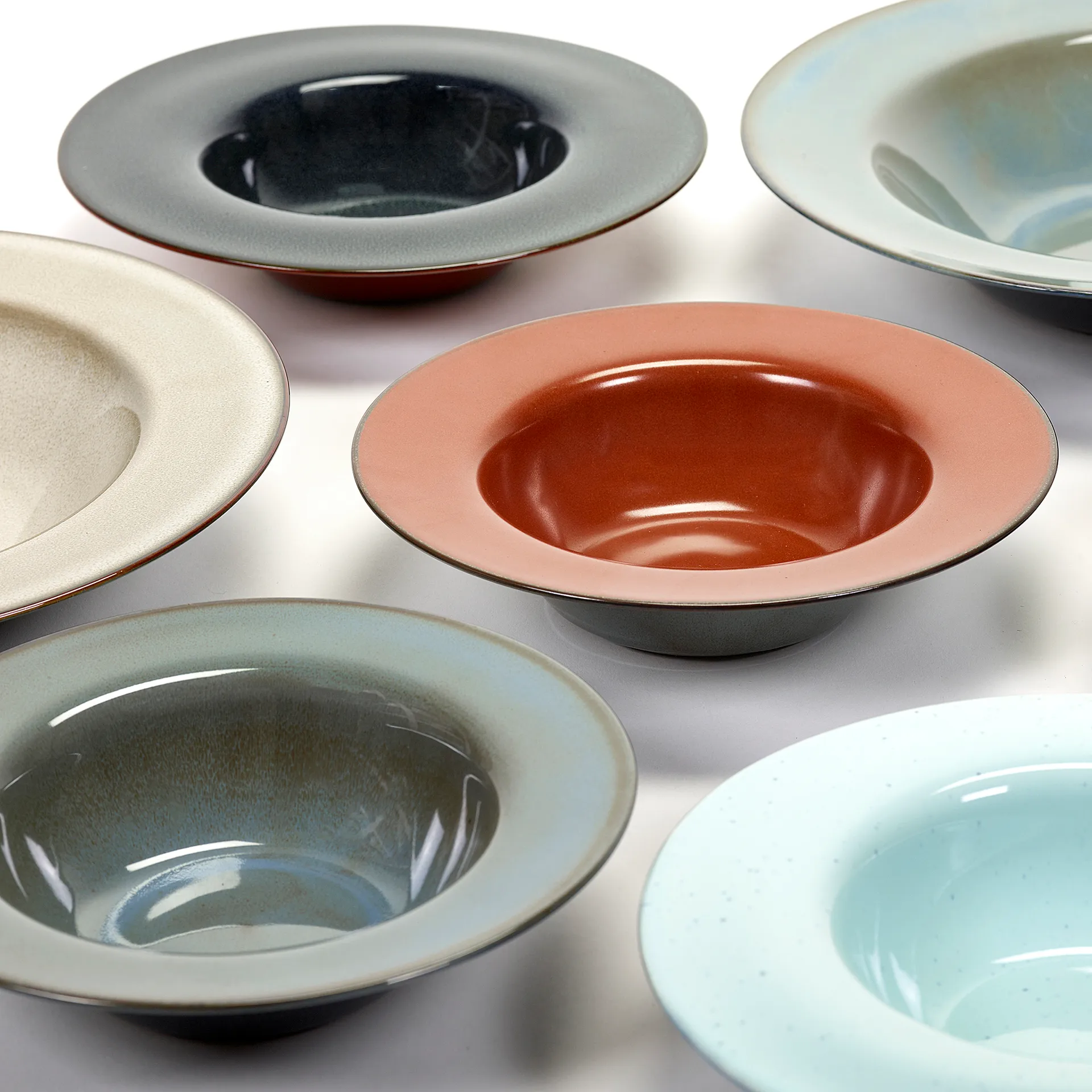 Plato hondo Terres de Rêves 21,3 cm, Dark blue-rust Serax