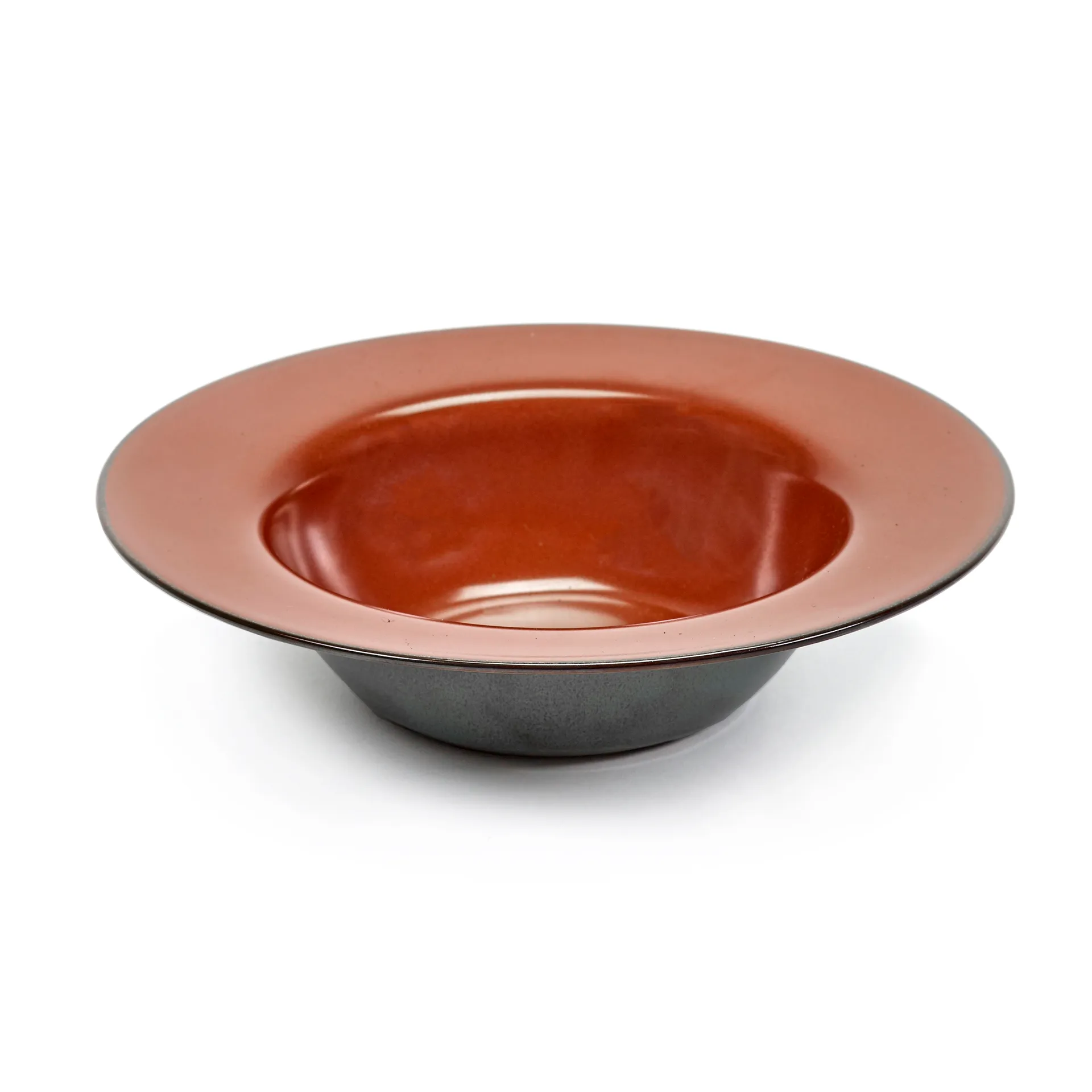 Plato hondo Terres de Rêves 21,3 cm, Rust-smokey blue Serax