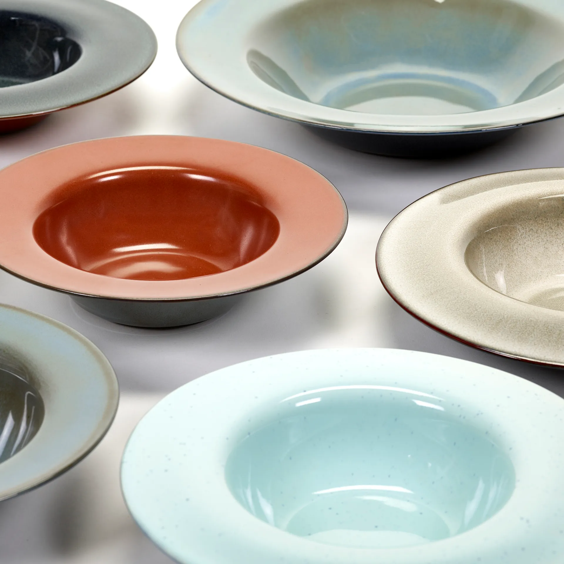 Plato hondo Terres de Rêves 21,3 cm, Rust-smokey blue Serax