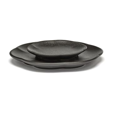 Plato ondulado Inku M Ø13,9 cm - Black - Serax