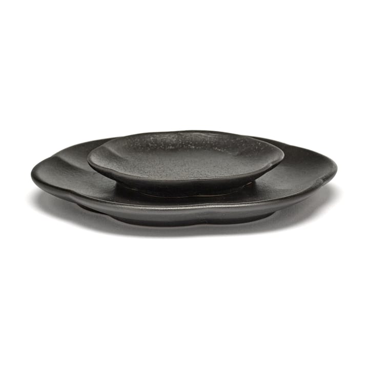 Plato ondulado Inku M Ø13,9 cm, Black Serax