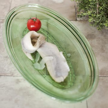 Plato ovalado Fish & Fish 14x26 cm - Green - Serax