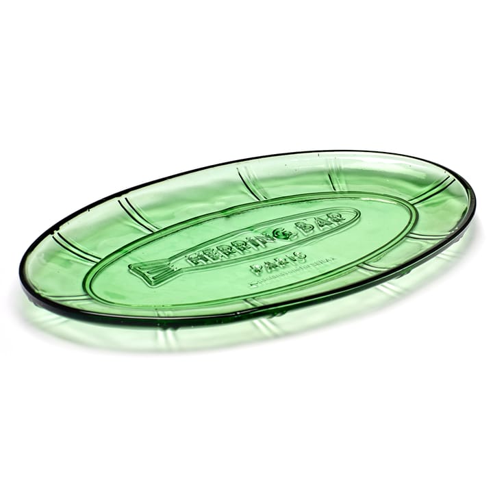 Plato ovalado Fish & Fish 17x31 cm - Green - Serax