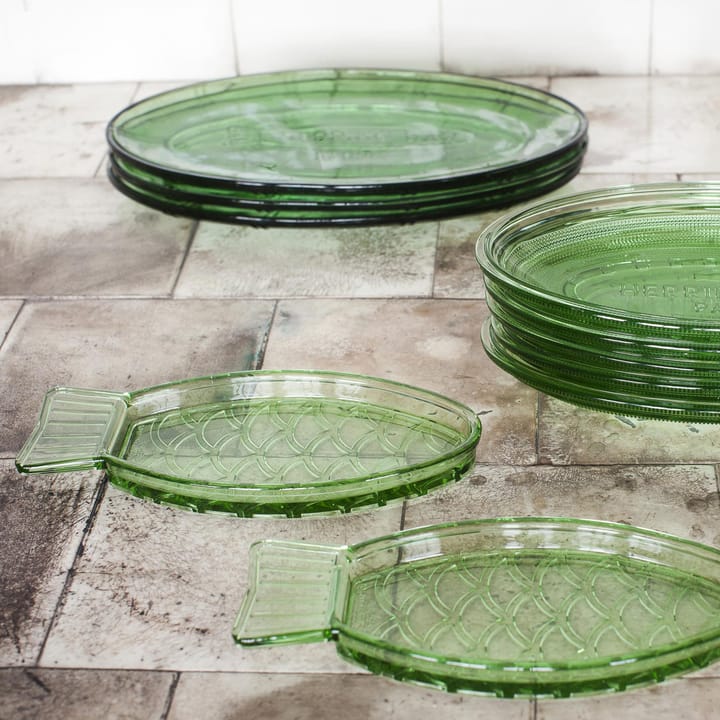 Plato ovalado Fish & Fish 17x31 cm, Green Serax