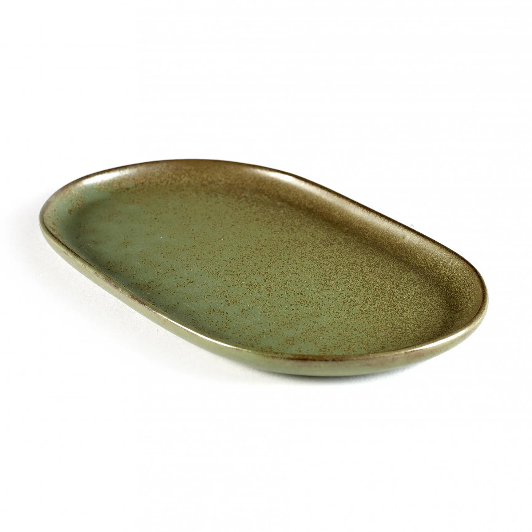 Plato para tapas Surface 15x25 cm, Camogreen Serax