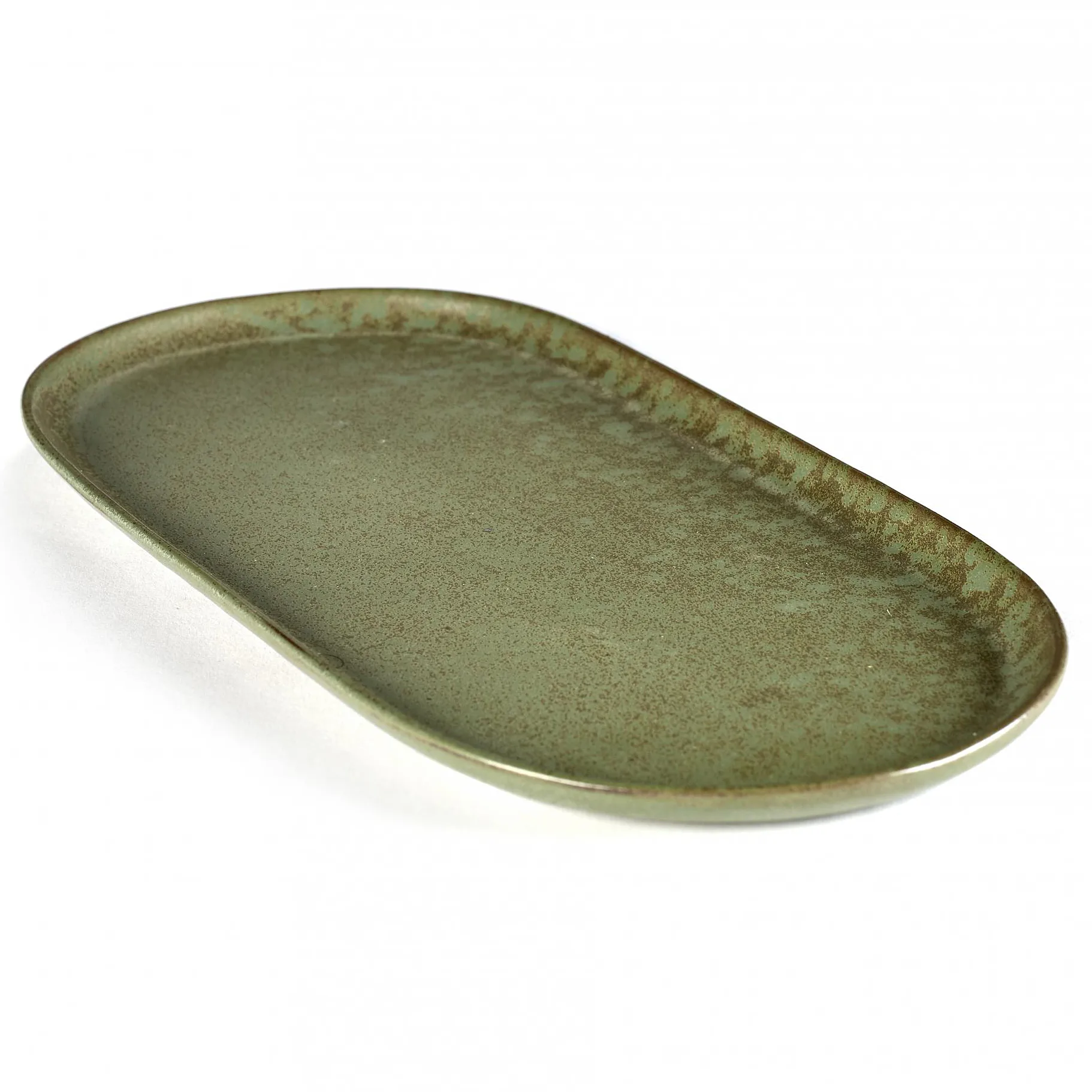 Plato para tapas Surface 17x35,5 cm, Camogreen Serax
