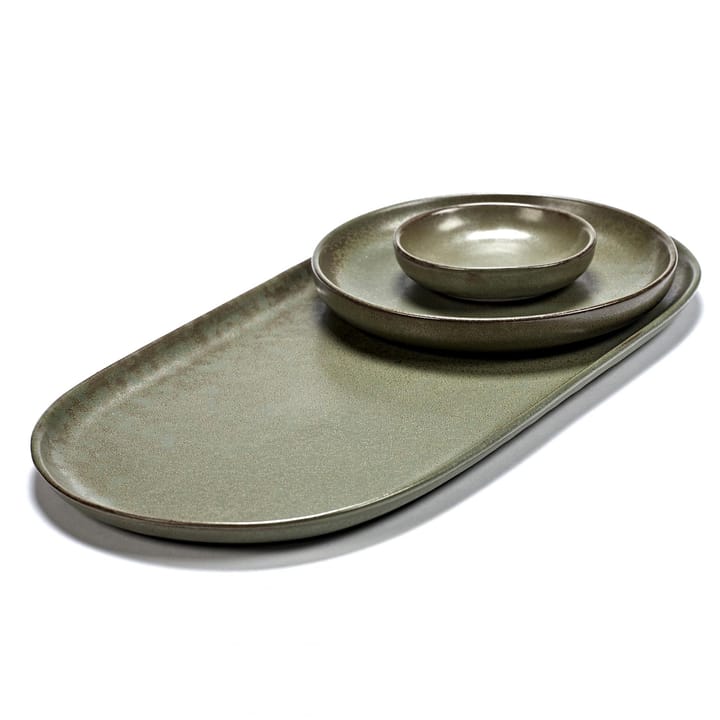 Plato para tapas Surface 17x35,5 cm - Camogreen - Serax