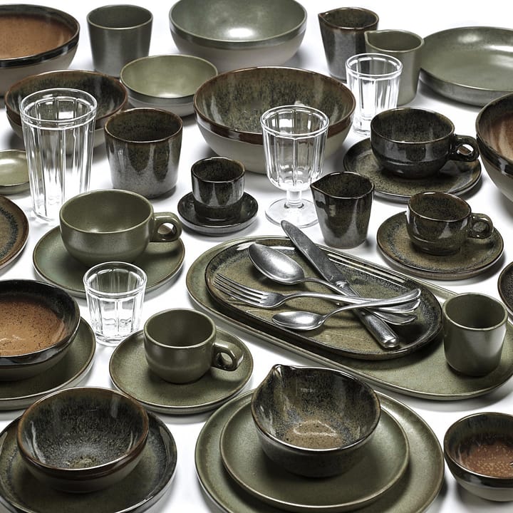 Plato para tapas Surface 17x35,5 cm, Camogreen Serax