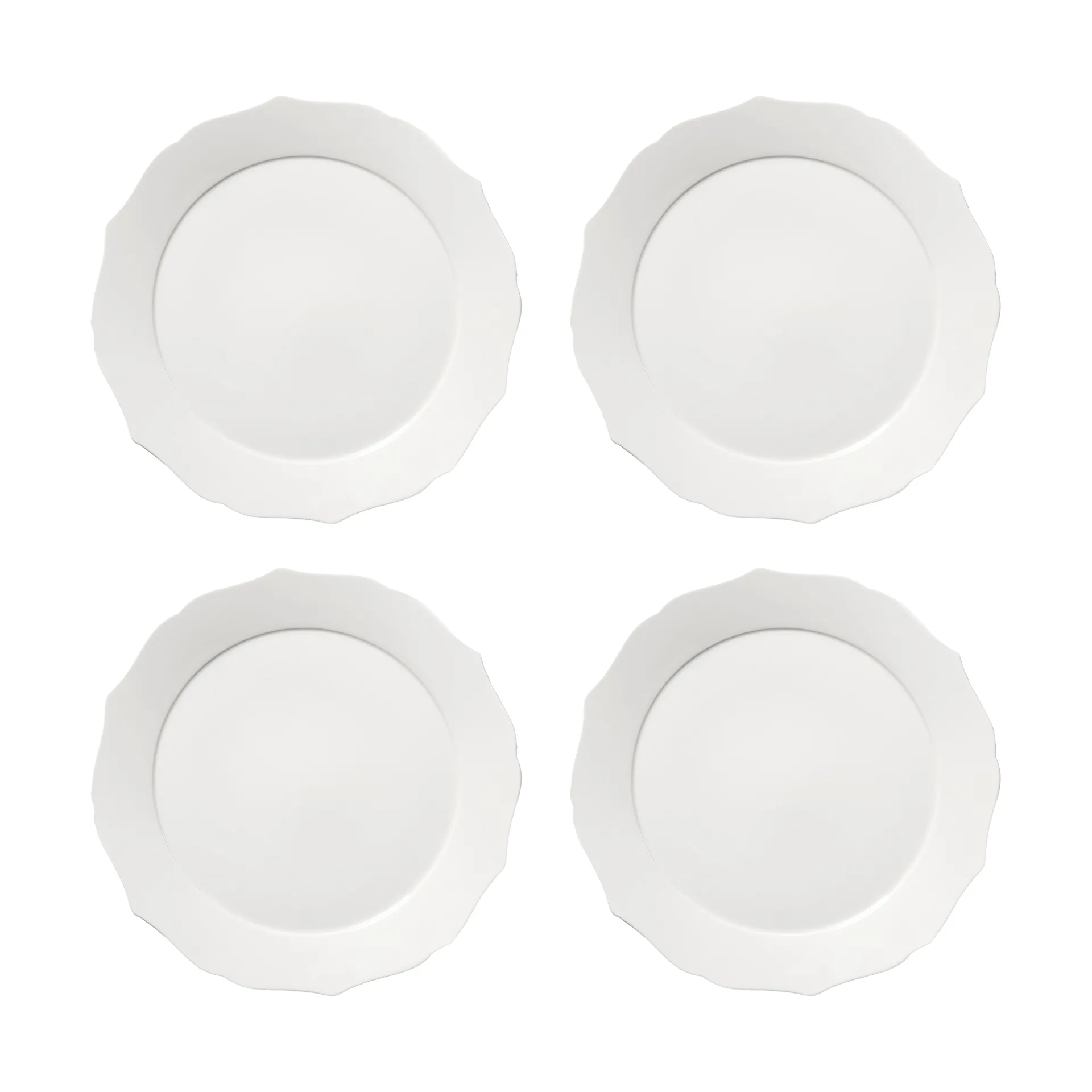 Plato Silhouette L Ø26 cm set de 4, White Serax