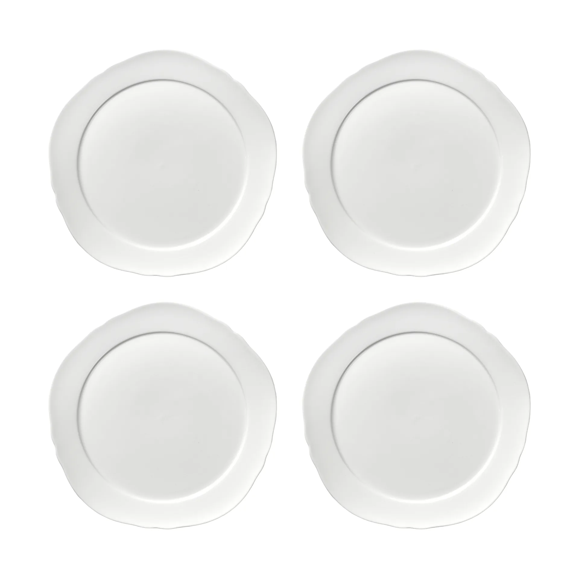 Plato Silhouette M Ø23,5 cm set de 4, White Serax