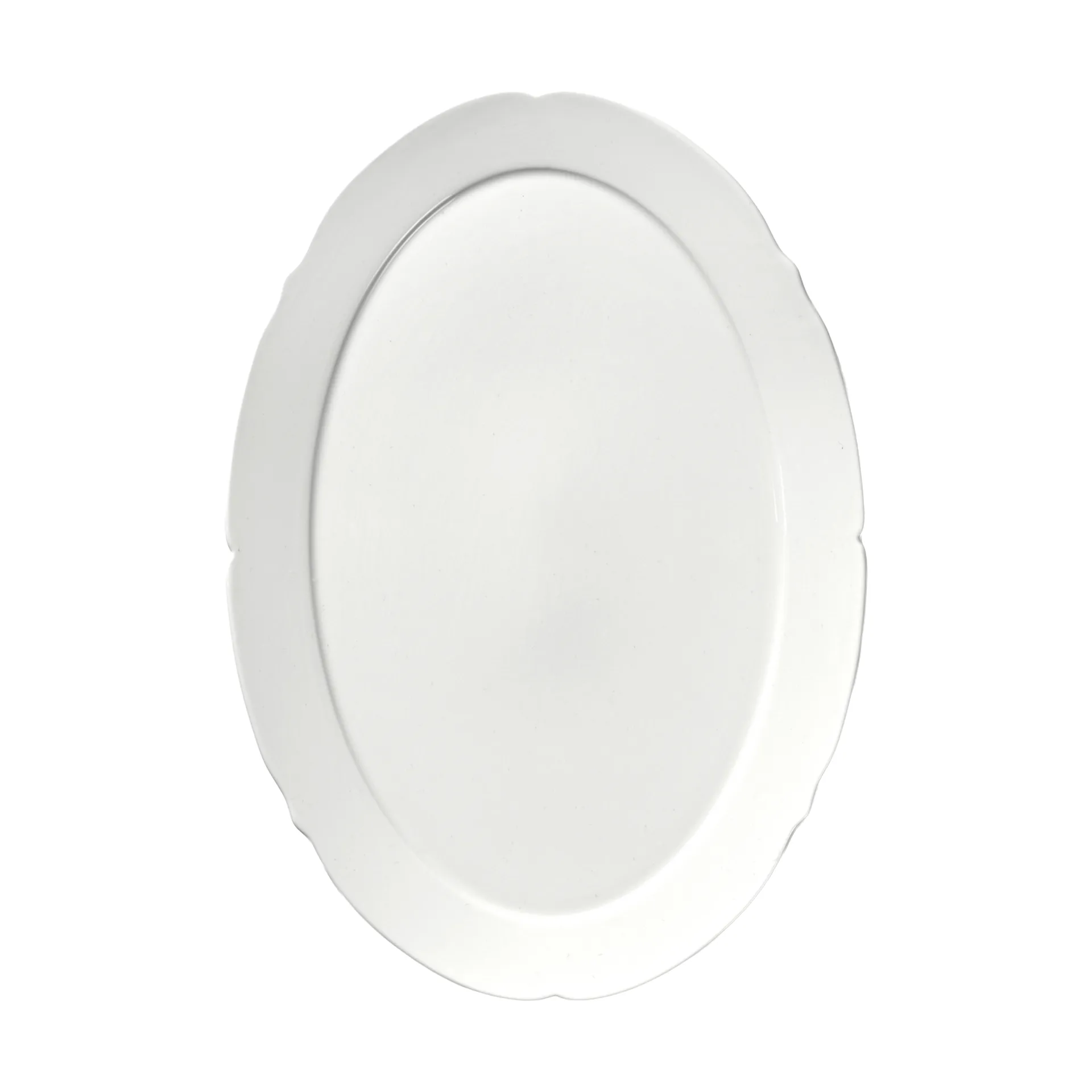 Plato Silhouette oval L 21x30 cm set de 4, White Serax