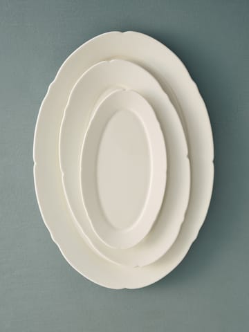 Plato Silhouette oval L 21x30 cm - White - Serax