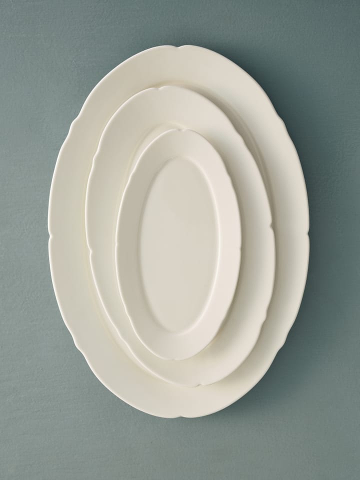 Plato Silhouette oval L 21x30 cm, White Serax