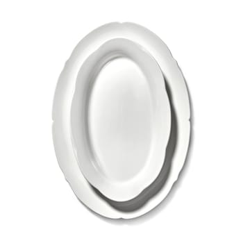 Plato Silhouette oval L 21x30 cm - White - Serax