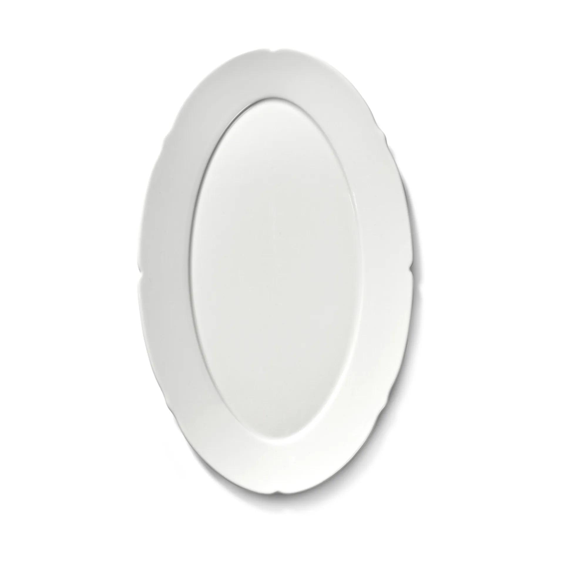Plato Silhouette oval M 15x24,5 cm set de 4, White Serax